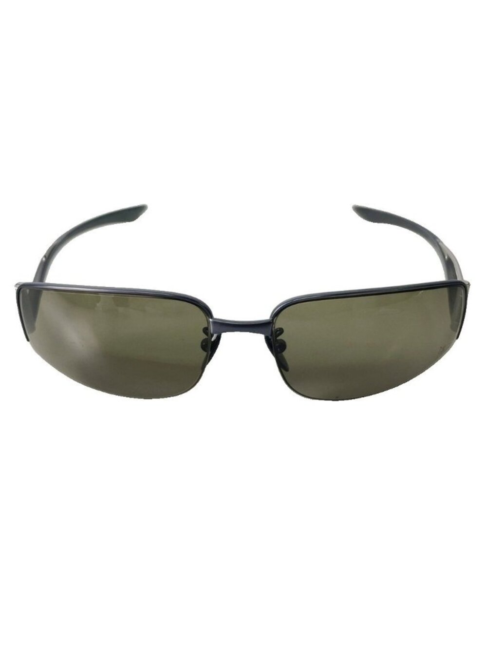 Louis Vuitton Cup Sunglasses Eyewear Half Rim Gray